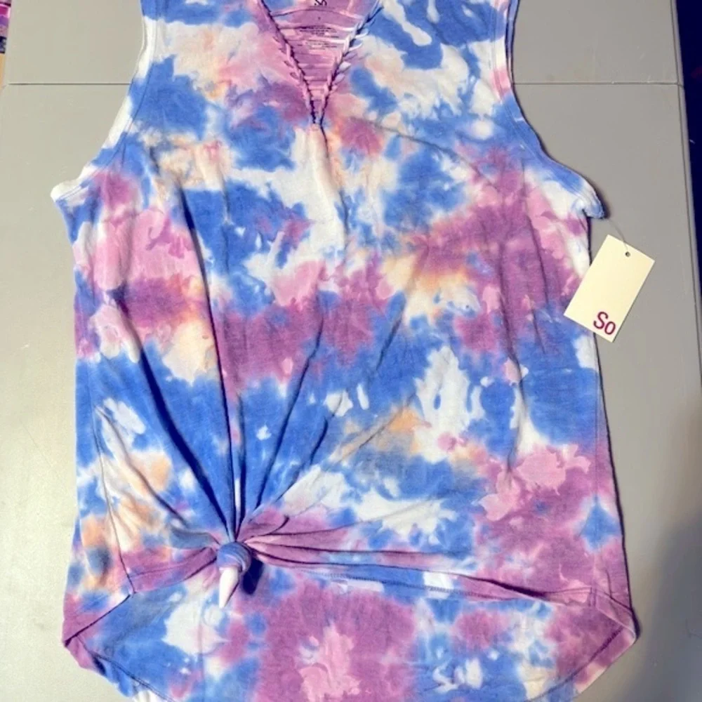 SO women’s tie dye tank top size small
